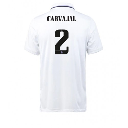 Real Madrid Daniel Carvajal #2 Hjemmedrakt 2022-23 Kortermet Real Madrid Daniel Carvajal #2 Hjemmedrakt 2022-23 Kortermet